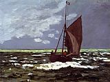 Claude Monet Famous Paintings - Stormy Seascape